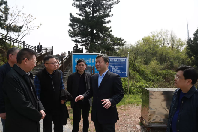 曹立軍檢查森林防火工作