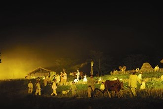 大型溪流情景劇《桃花源記》