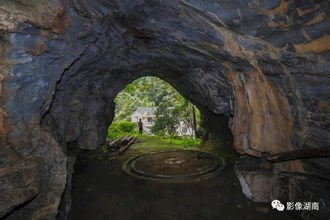桃源縣牛車河鎮(zhèn)毛坪村山洞石磨
