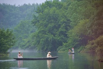 桃花源 煙雨朦朧