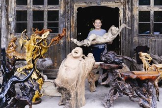 【文化】木雕師傅邱青山