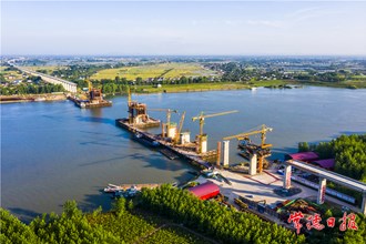 ?建設(shè)中的沅江高鐵特大橋