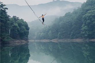 漫步云水間——太陽(yáng)山下