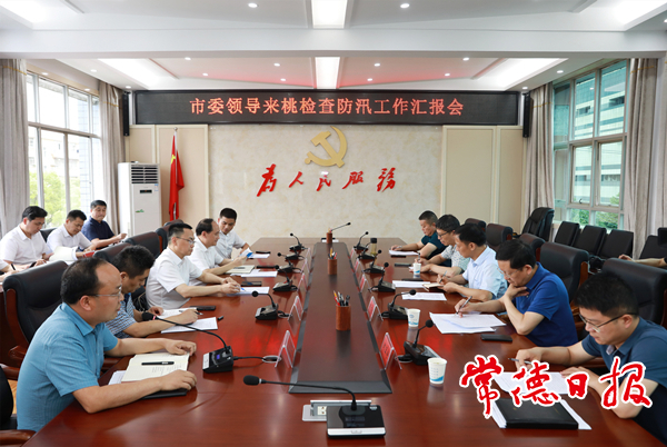 市領(lǐng)導赴桃源縣 督導檢查防汛工作