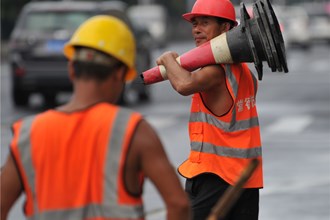 高溫下的勞動者