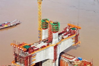 常益長鐵路沅江特大橋