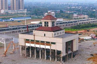 常德火車站老站房主樓拆除