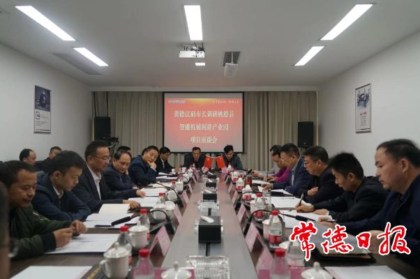 市領導調研桃源縣智能機械制造產業(yè)園項目