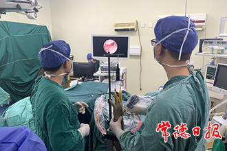 【社會(huì)】常德市第一中醫(yī)醫(yī)院成功開展湘西北首例腕關(guān)節(jié)鏡手術(shù)