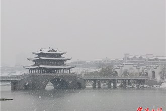 雪落朗州【組圖】