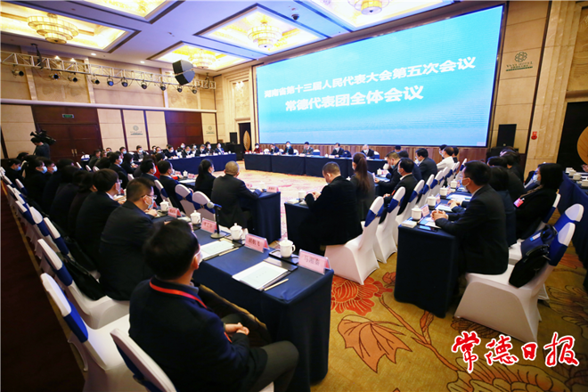 省十三屆人大五次會(huì)議常德代表團(tuán) 召開第一次全體會(huì)議