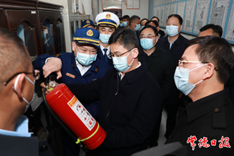 曹志強(qiáng)督導(dǎo)安全生產(chǎn)和消防工作時(shí)強(qiáng)調(diào)：從嚴(yán)從細(xì)從實(shí)抓好安全生產(chǎn)工作 切實(shí)保障人民群眾生命財(cái)產(chǎn)安全