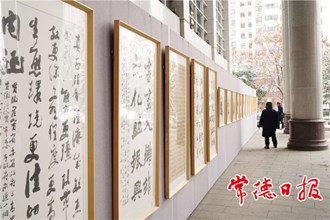 【文化】“墨興王化 書香常德＂主題作品展開展