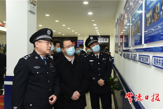 周振宇調研公安、司法及信訪工作時指出：為建設社會主義現(xiàn)代化新常德 筑牢安全穩(wěn)定根基