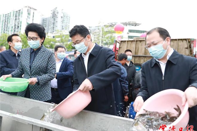 880萬(wàn)尾魚苗“安家”沅江 常德開展魚類人工增殖放流活動(dòng)