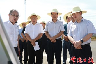 周振宇到臨澧縣調(diào)研抗旱、交通建設等工作 合理使用調(diào)配水源 全力抗旱保民生