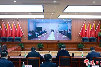 周振宇在全市疫情防控工作電視電話會議上強調(diào) 堅持以快制快精準(zhǔn)防控 切實守好屬地、守住陣地