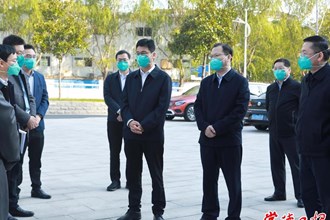 曹志強周振宇看望慰問疫情防控一線工作者 加強自我防護 將疫情防控屏障筑得更牢固更堅實