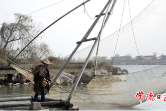 【社會】湖仙島推出搬罾捕魚表演