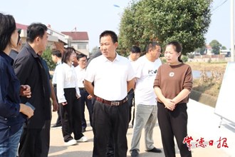 市領(lǐng)導(dǎo)到澧縣調(diào)研農(nóng)村堰塘清淤擴容等工作