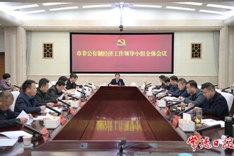 市非公有制經(jīng)濟工作領導小組2024年第一次全體會議召開