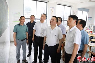 市領導調(diào)研督導鼎城區(qū)中小學防溺水工作