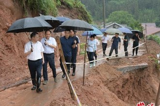 周振宇赴桃源縣督導防汛察看災情強調：打好防汛抗災硬仗 確保人民群眾生命財產安全