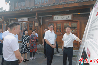 羅毅君帶隊調(diào)研常德河街建設(shè)提質(zhì)工作