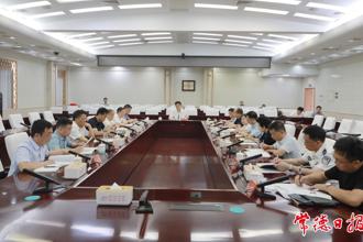 羅毅君主持召開全市防汛工作調(diào)度會