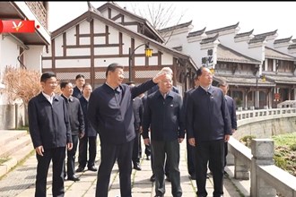 習近平在湖南常德市考察調研