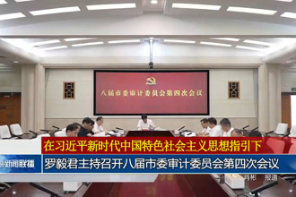 羅毅君主持召開八屆市委審計委員會第四次會議