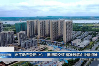常德市不動(dòng)產(chǎn)登記中心：抵押即交證 精準(zhǔn)破解企業(yè)融資難市