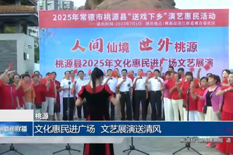 桃源：文化惠民進(jìn)廣場(chǎng) 文藝展演送清風(fēng)