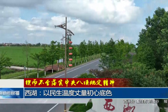 西湖：以民生溫度丈量初心底色