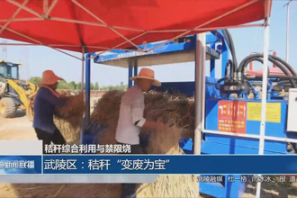 武陵區(qū)：秸稈“變廢為寶”