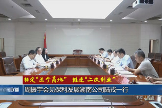 周振宇會(huì)見(jiàn)保利發(fā)展湖南公司陸戎一行