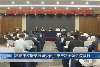 常德市文聯(lián)第五屆委員會(huì)第三次全體會(huì)議舉行