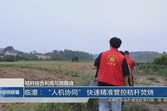 臨澧：“人機協(xié)同” 快速精準管控秸稈焚燒
