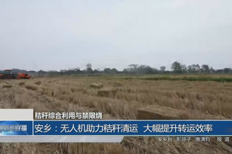 安鄉(xiāng)：無人機(jī)助力秸稈清運 大幅提升轉(zhuǎn)運效率