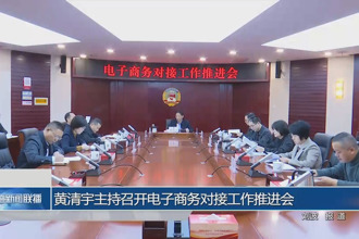 黃清宇主持召開電子商務(wù)對接工作推進(jìn)會